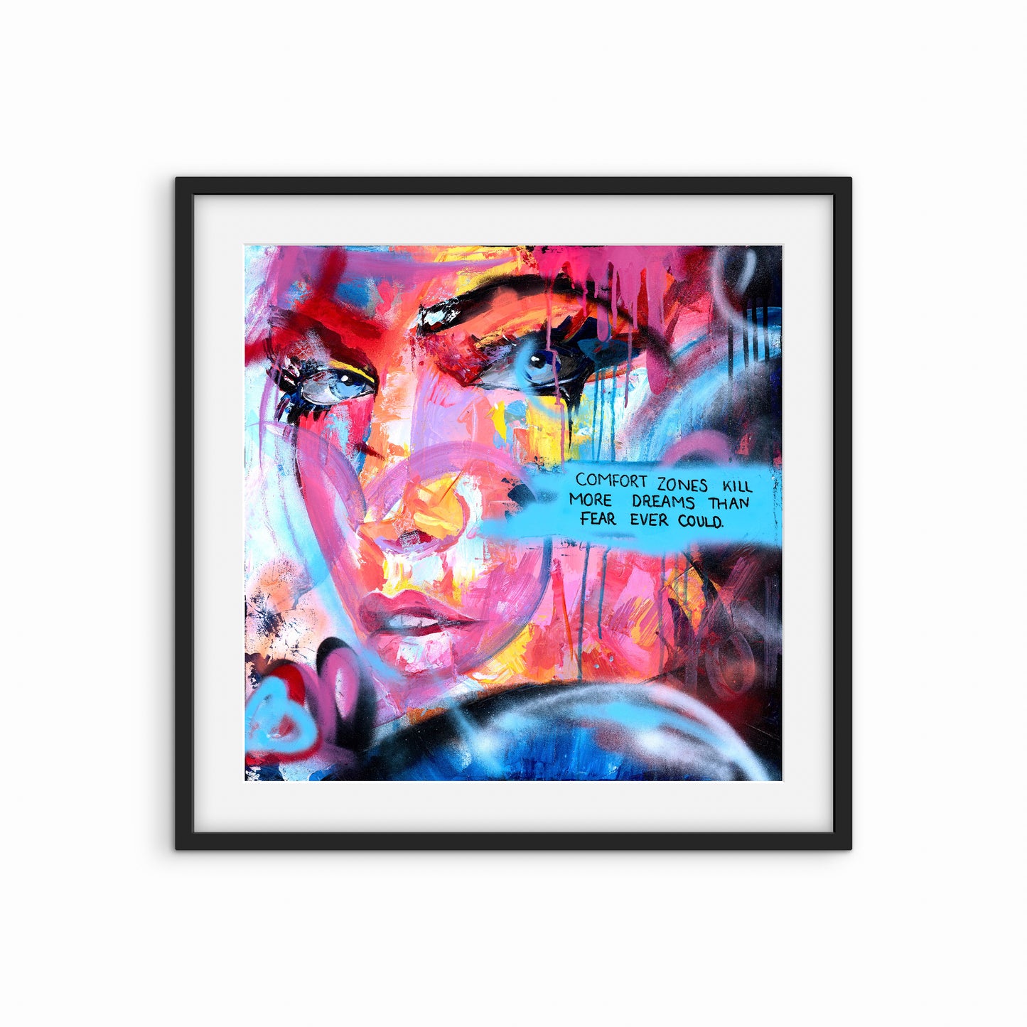 comfort 50x50cm print