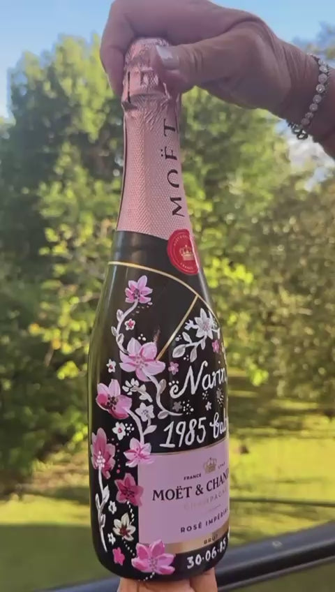 Hand - painted bottle